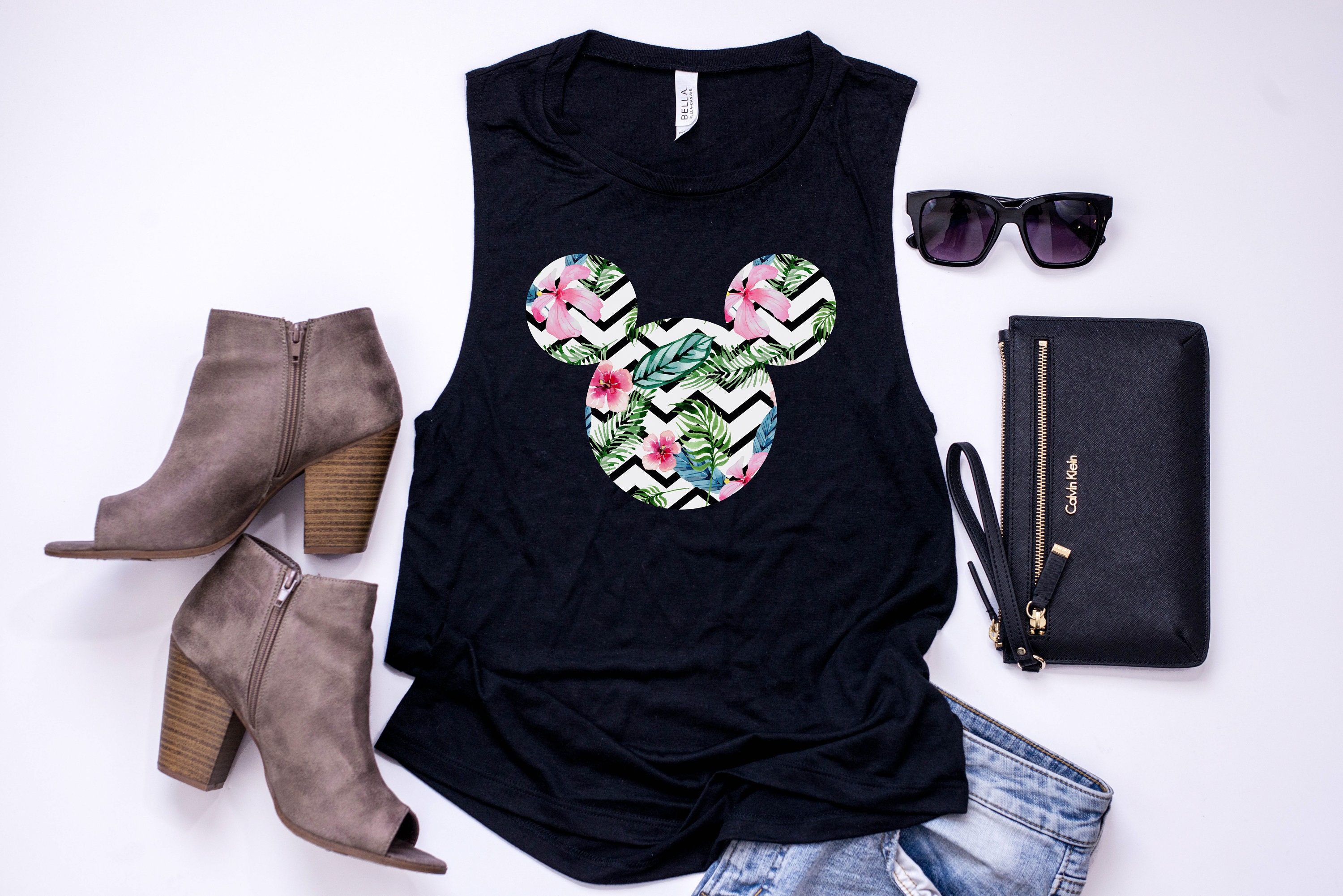 mickey mouse muscle shirt
