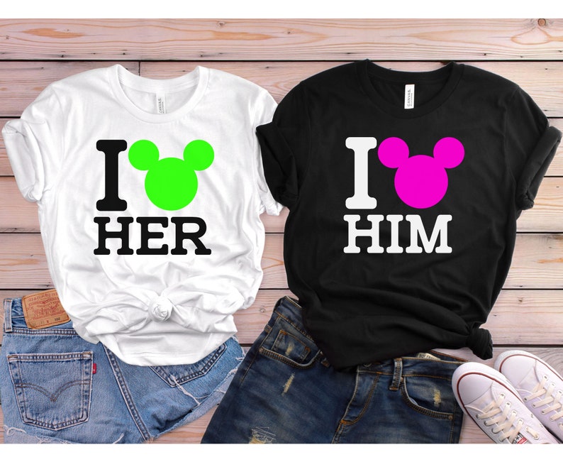 disneyland couple shirts