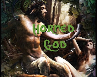 HORNED GOD | Green Resinous Perfume Oil | Dragon's Blood + Oakmoss | Masculine Cernunnos | Extrait De Parfum