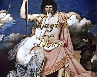 MAGICK MAN | Woody Chypre Perfume Oil | Bergamot + Guaiac Wood + Cypriol | Alcohol-Free Extrait De Parfum