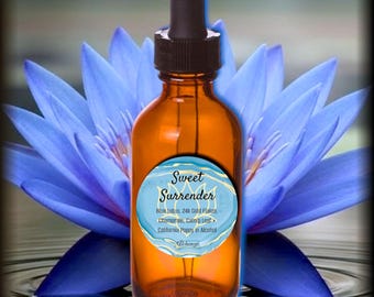 SWEET SURRENDER TICTURE | Blue Lotus + 24k Gold | Poppy + Chamomile | Botanical Meditation Elixir | Organic Vegan