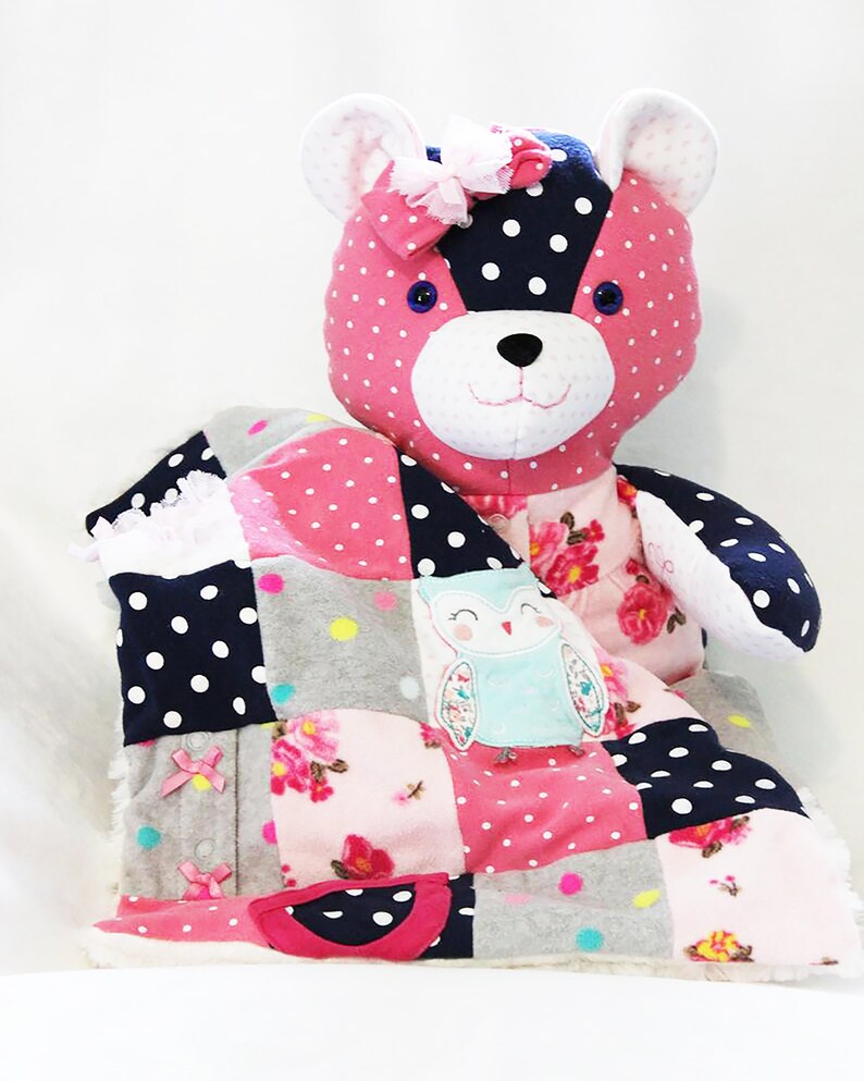 memory bear from baby clothes