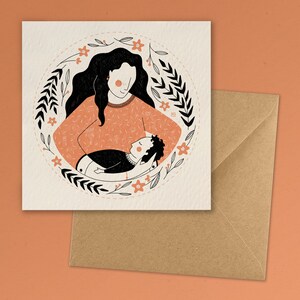 Carte illustrée Maman image 2