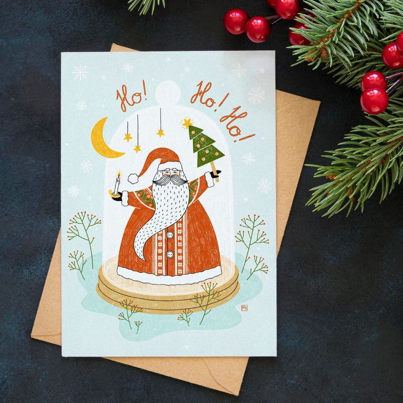 Carte de vœux Père Noël image 1