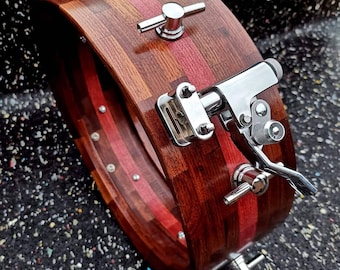 14x5 walnut/purple heart segemted snaredrum