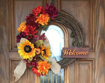 Welcome wreath