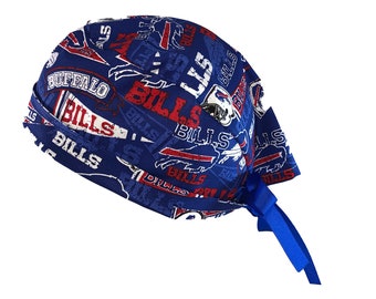 Skull Cap Doo Rag Welding Cap Surgical Hat Scrub Cap Surgery Hat Buffalo Bills Etsy