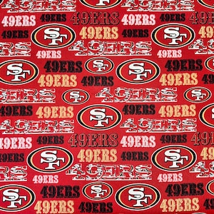 San Francisco 49ers New Football Tie Back Scrub Cap, Nurse Hat, Surgical Cap. With or Without Ponytail Holder.