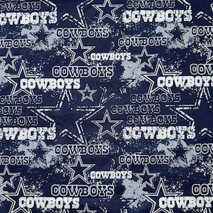 Dallas Cowboys Vintage NFL Tie Back Scrub Cap, Nurse Hat, Surgical Cap, OR Cap, Surgery, Operating Room. With or Without Ponytail Holder.