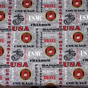 US Marines USMC Tie Back Scrub Cap, Nurse Hat, Surgical Cap, OR Cap, Surgery, Operating Room. With or Without Ponytail Holder.