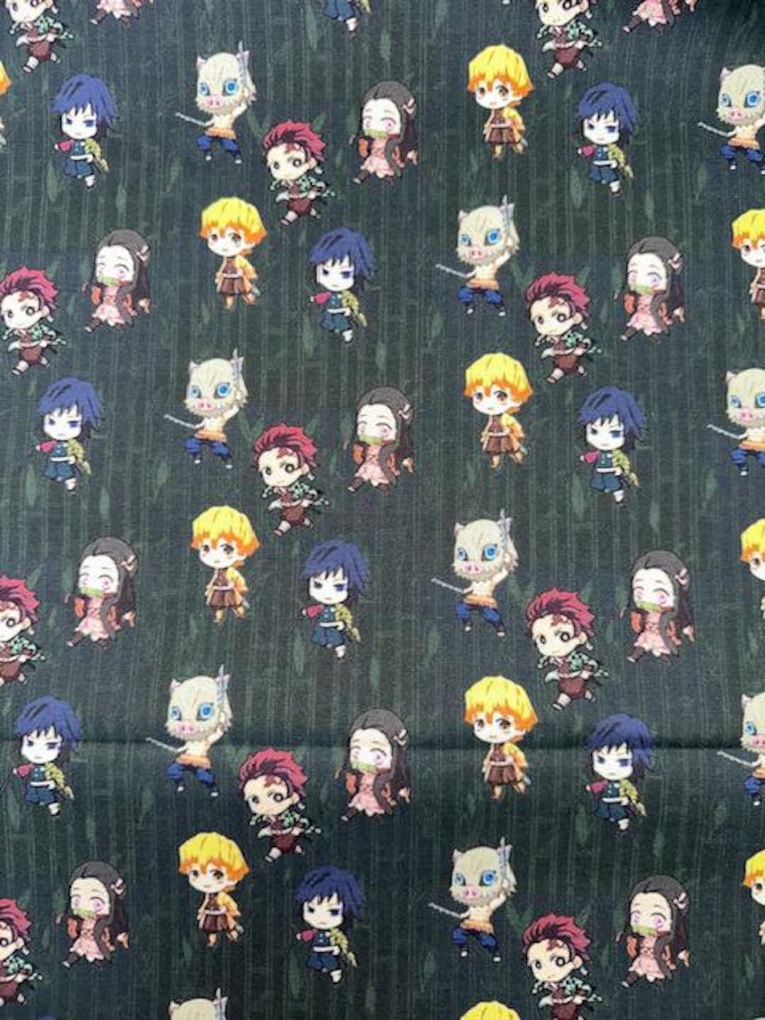 Anime Chibi Slayer Tie Back Scrub Cap, Nurse Hat, Surgical Cap, OR Cap ...