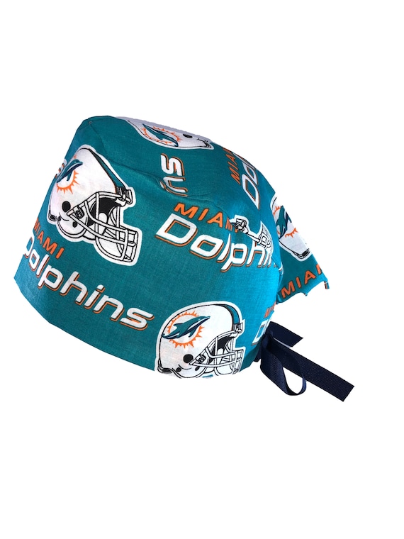 Miami Dolphins NFL Tie Back Scrub Cap 