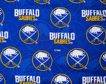 Buffalo Sabres Blue 2 NHL Tie Back Scrub Cap, with or w/o Ponytail Option