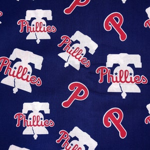 Philadelphia Phillies MLB Baseball Tie Back Scrub Cap, Nurse Hat With or Without Ponytail Holder. bild 4