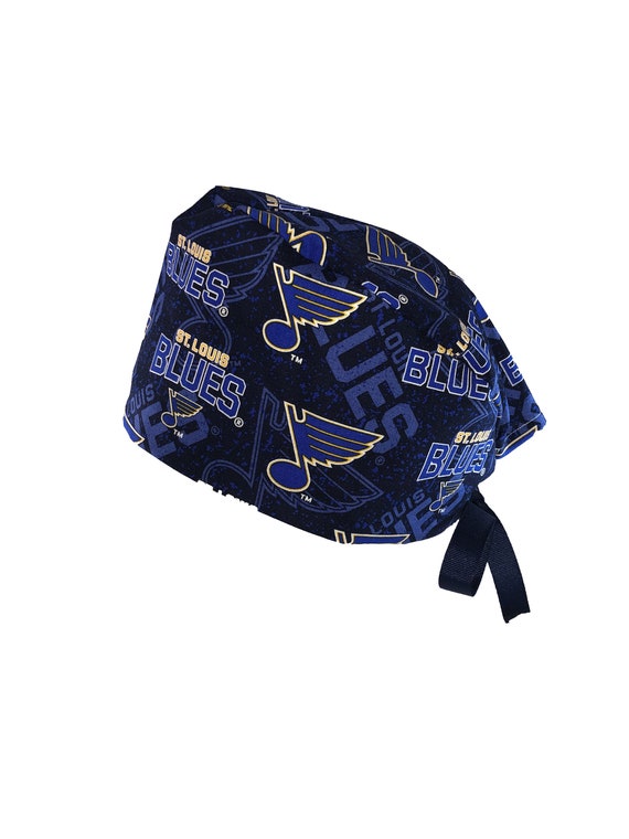 NHL St. Louis Blues on Blue Theme Scrub Hat 