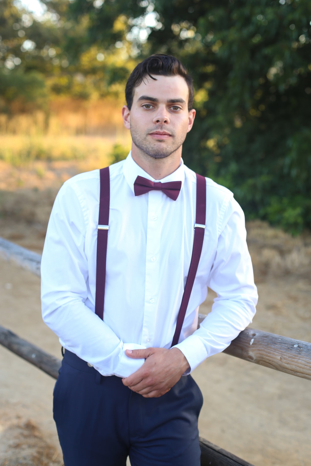 Marsala Bow Tie and Suspendersperfect for a Ring Bearer Outfit, Page ...