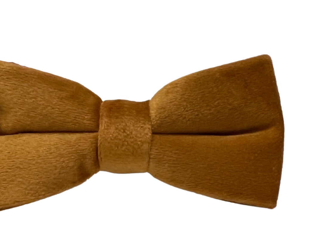 Bow-Tie Teddy Bear 5-Piece Baby Boy Set - Mustard