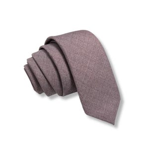 Azazie &#39;Dusk&#39; stropdas of vlinderdas --- PERFECT voor bruidsjonkers, ringdrager, bruiloft (vogelgrijs &#39;Dark Mauve&#39;)