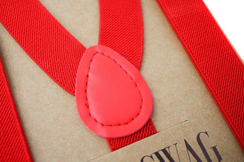 Red Suspenders Baby Toddler Youth and Adult SIZES Etsy