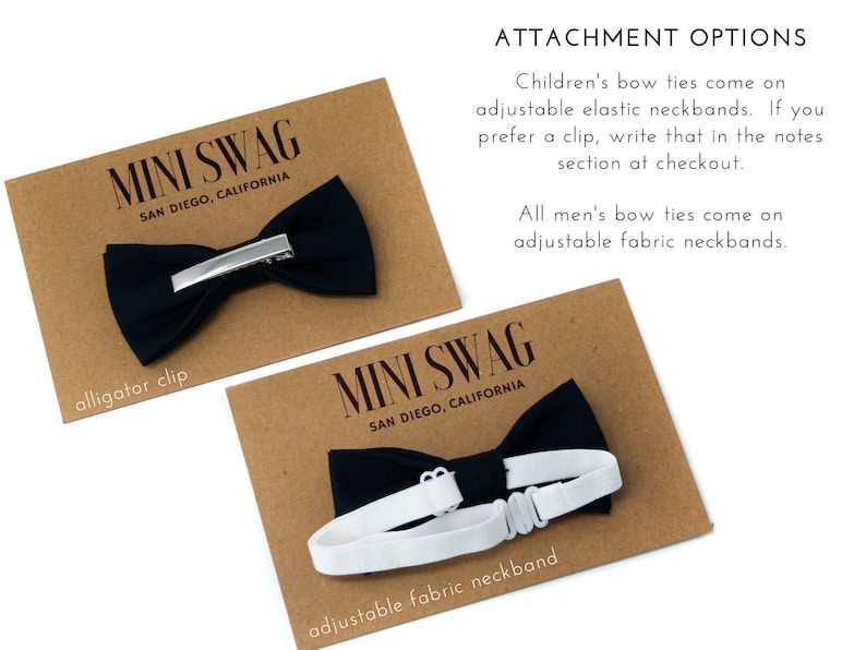 Navy Blue Seersucker Bow Tie & Camel Leather Suspenders --- PERFECT for Groomsmen, Ring Bearer or Page Boy Outfit, Cake Smash, Striped image 3