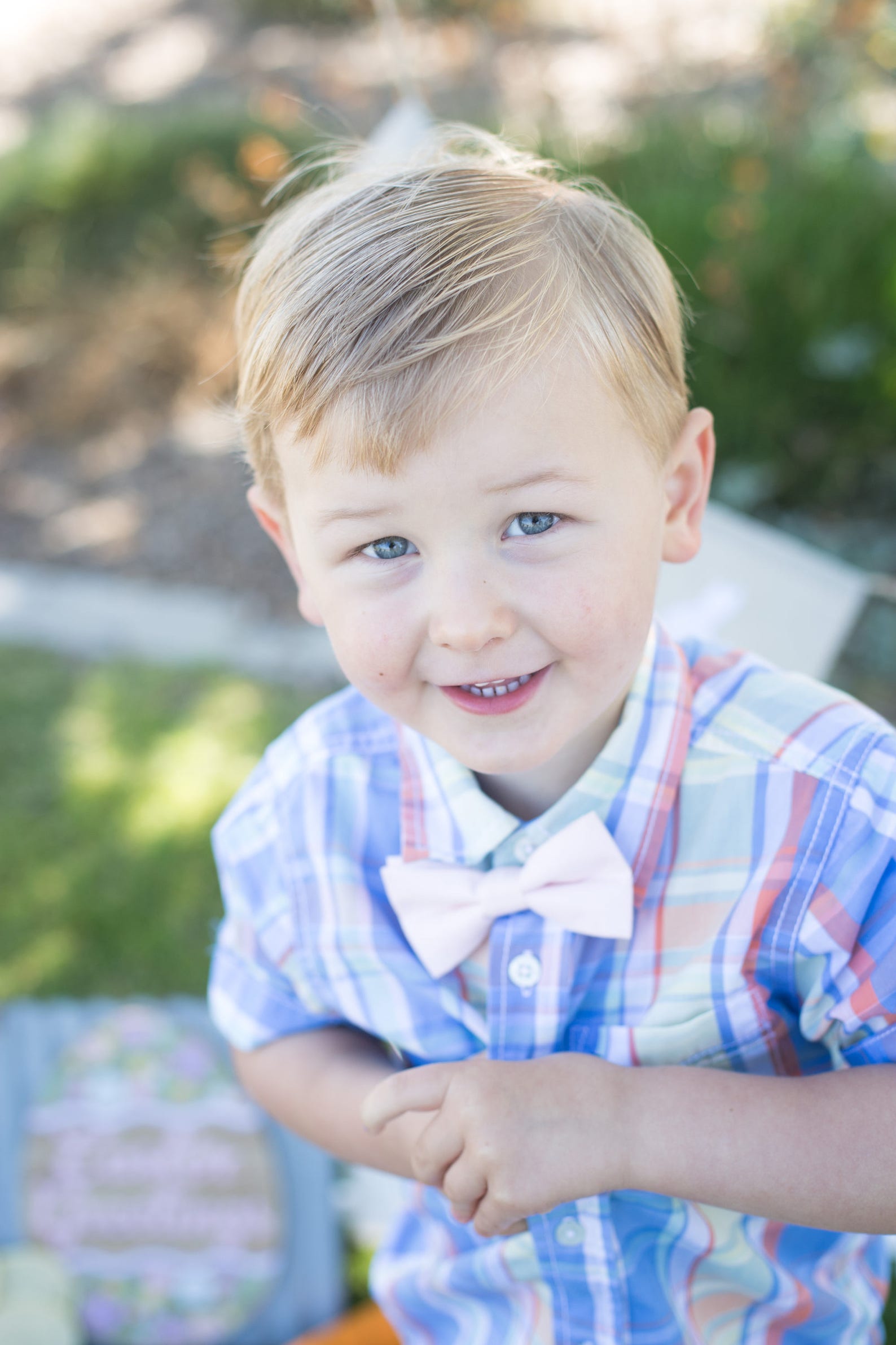 Light Pink Bow Tie & Gray SuspendersPERFECT for Ring Bearer Etsy