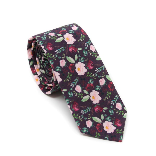 burgundy tie matalan