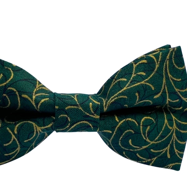 large gold bow tie