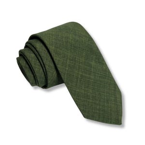 Azazie Olive Green Neckties, Bow Ties, and Pocket Squares