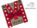 Red Bow Tie & Heart Suspenders Set – Valentines Outfit for Boys + Girls