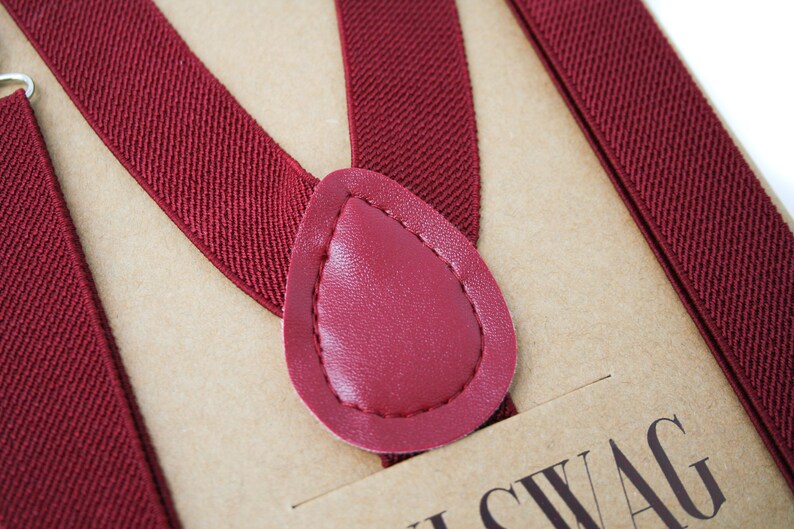Burgundy Suspenders Baby Toddler Youth and Men's Etsy