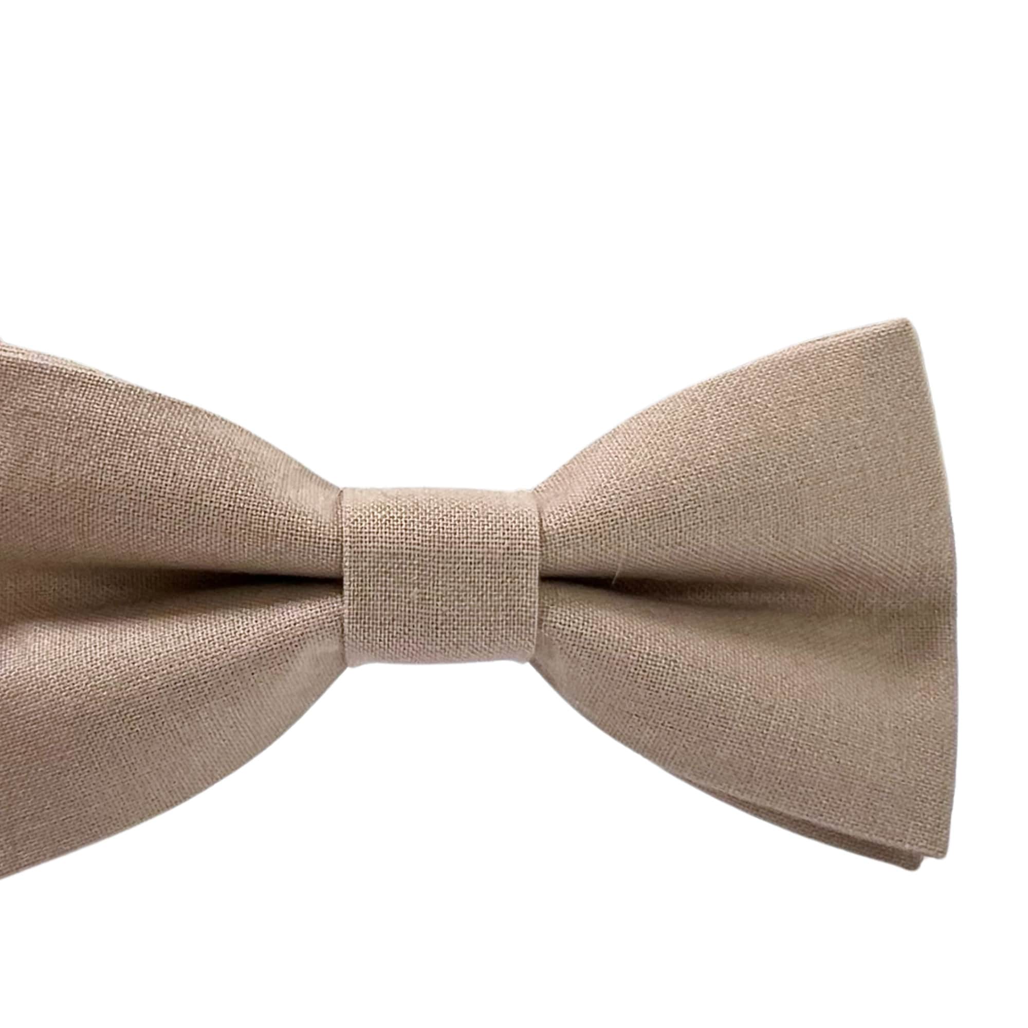 taupe color bow tie