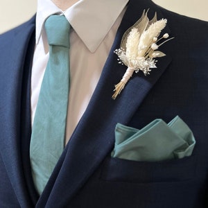 Sea Glass Necktie Birdy Grey - Etsy
