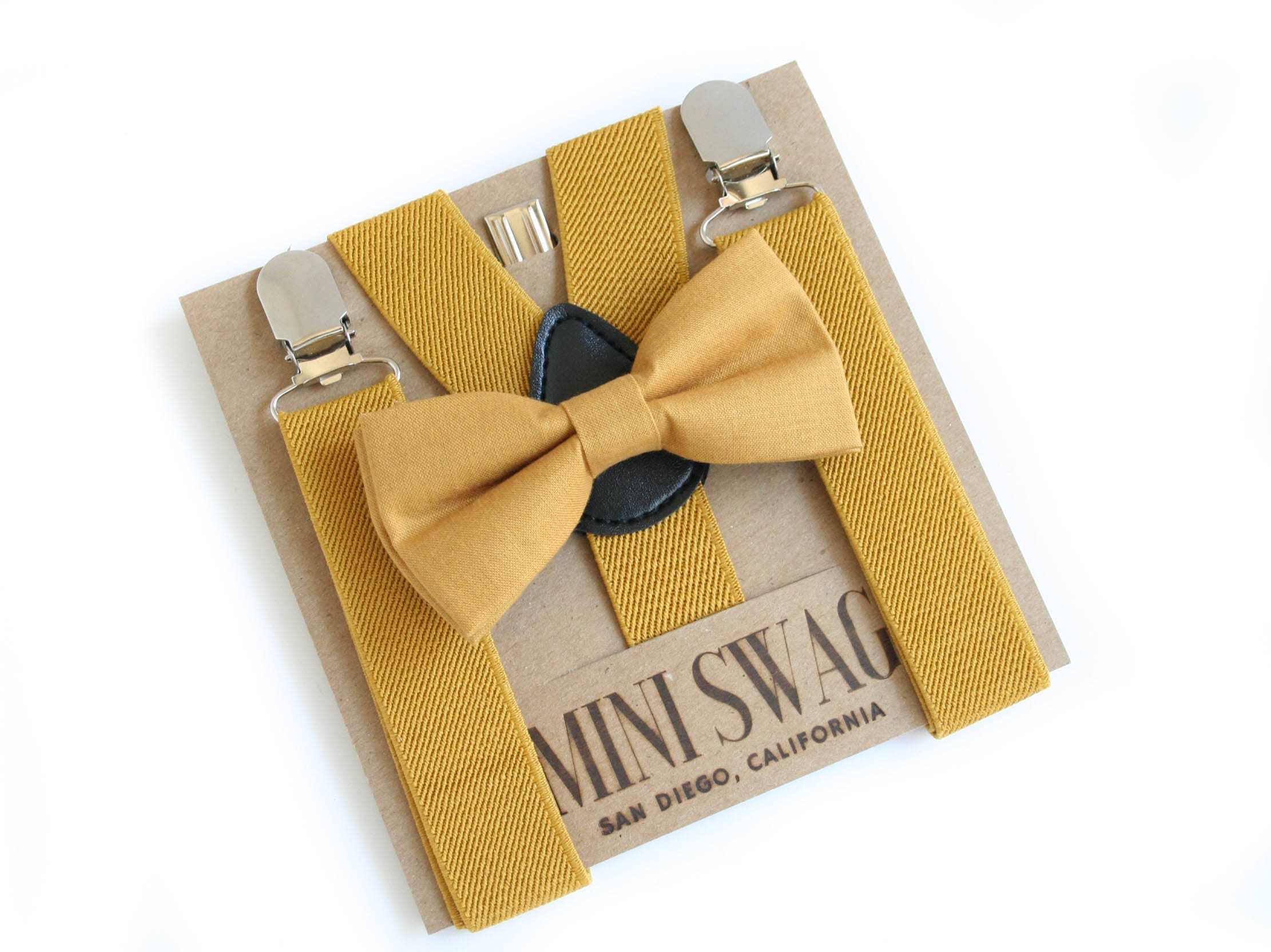 Mustard Yellow Toddler Bow Tie Set Bow Ties for Kids Gold Etsy