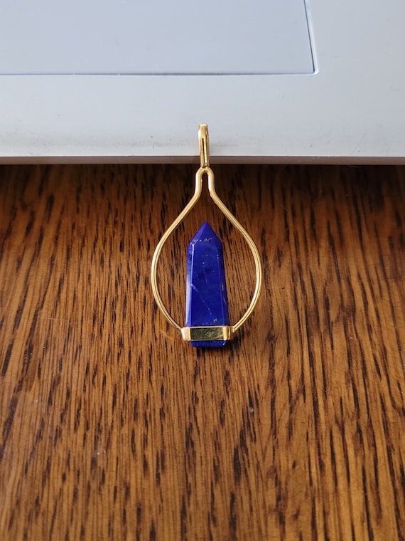 Lapis & Gold Pendant