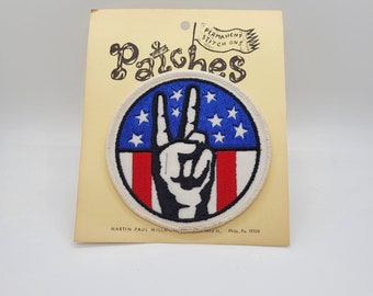NOS 1960s Peace sew on patch
