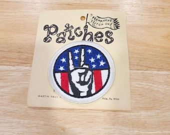 NOS 1960s Peace sew on patch