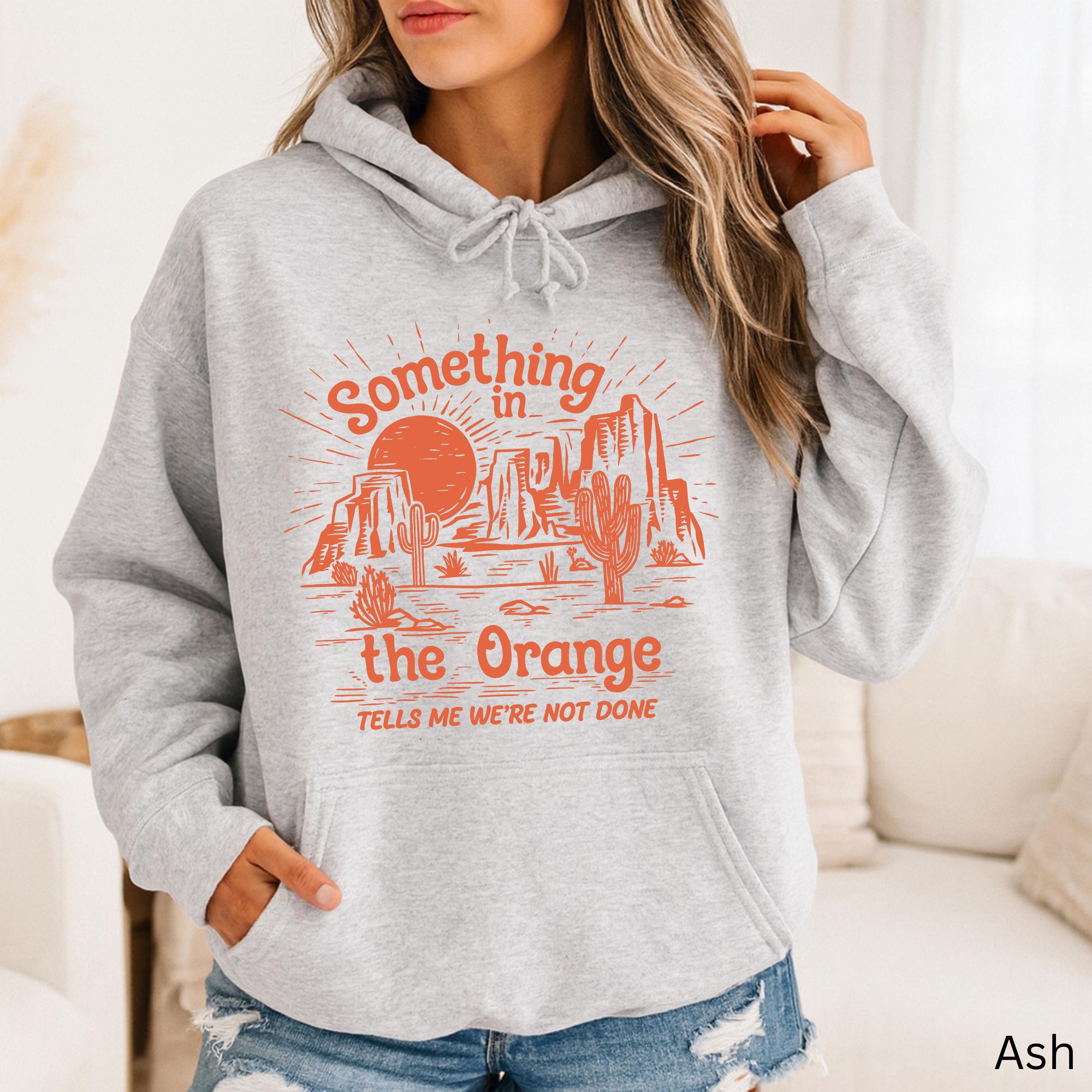 Zach Bryan Hoodie Something in the Orange - Etsy, image size:2000x2000