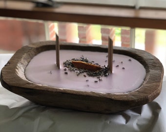 Velas para tigela de massa