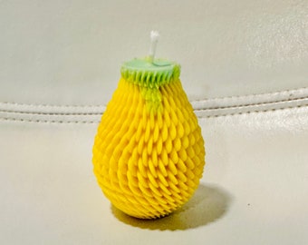 Pineapple Design Art Candle