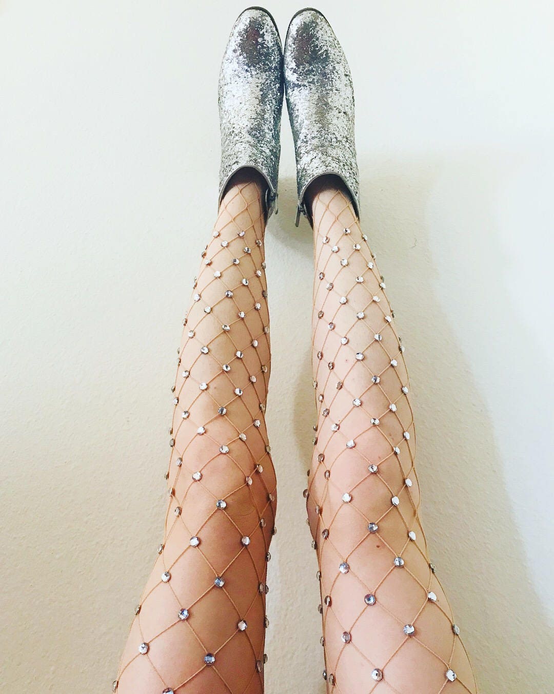 bedazzled fishnets