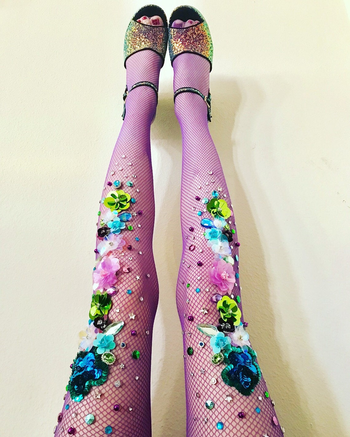 sequin tights
