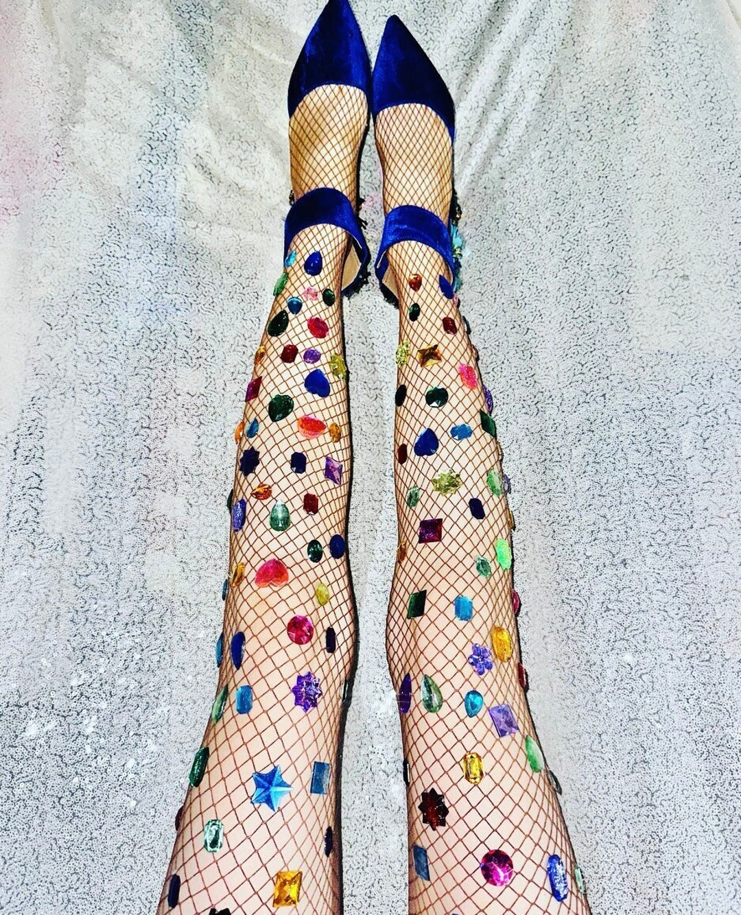 Bejeweled Rhinestone Rainbow Brown Etsy