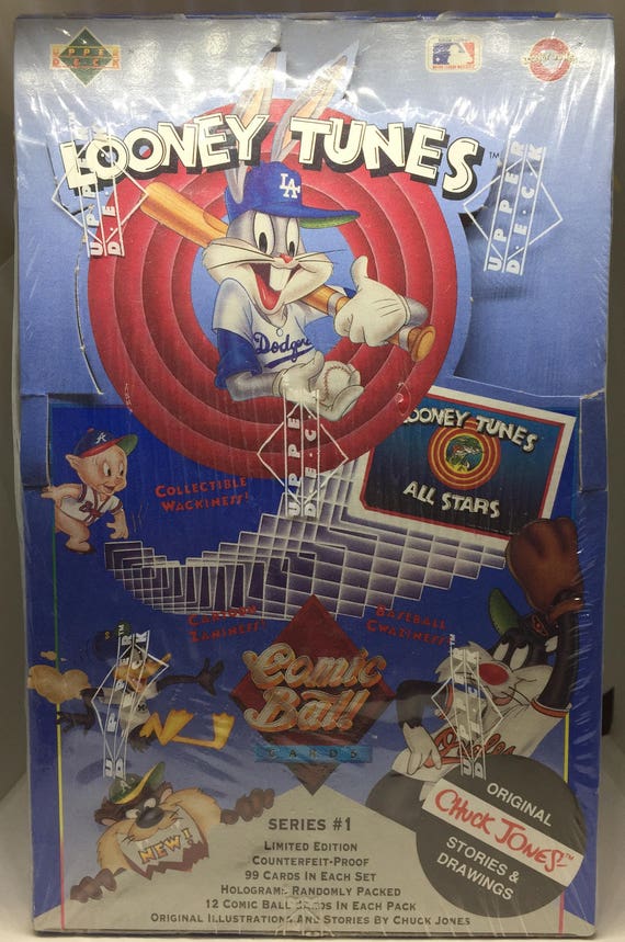 12 cards per pack Upper Deck Looney Tunes Limited Edition Comic Ball Trading Cards Pack
