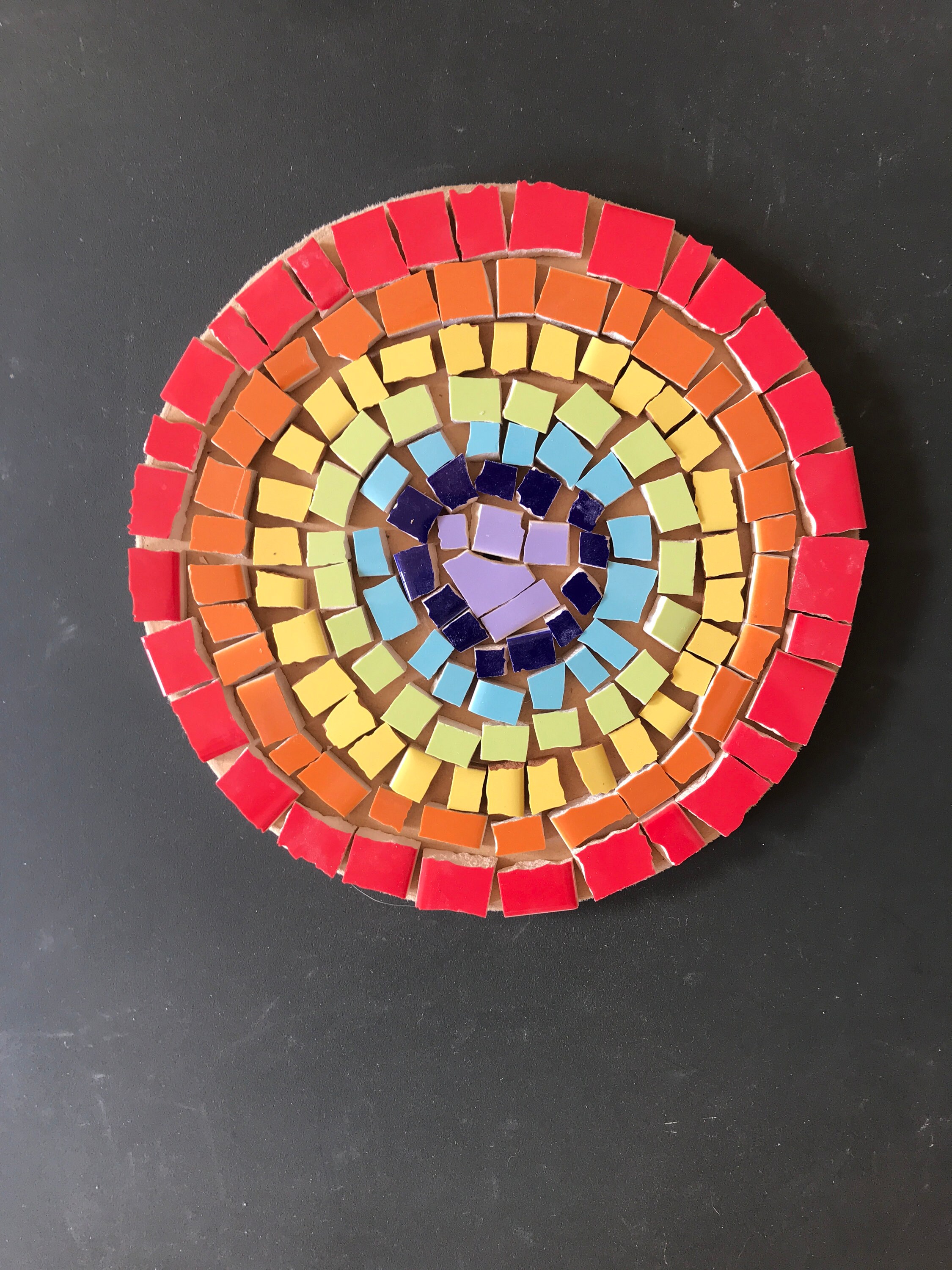 DIY. Mosaic Kit. Stand for Hot. Home Décor. Ceramic Mosaic Trivet Big