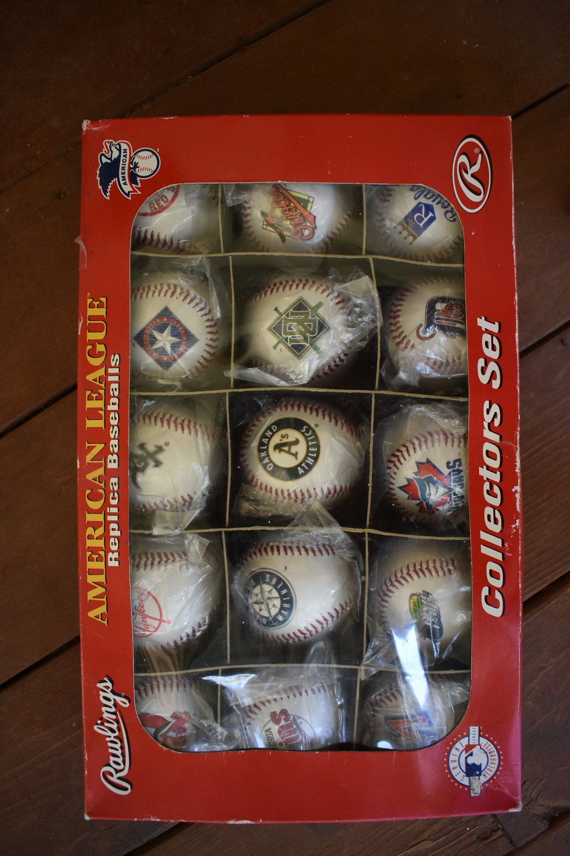 Rawlings Official MLB Baseball Replica Baseballs set American Etsy