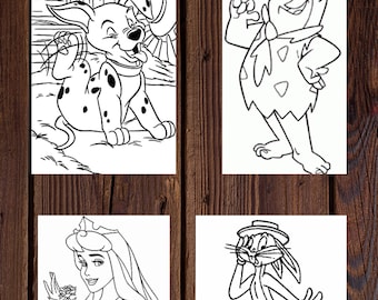 900 Coloring Pages for Kids: Drawings for Kids of All Ages - Printable Coloring Pages - Instant Download.