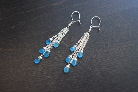 Neon apatite earrings sale