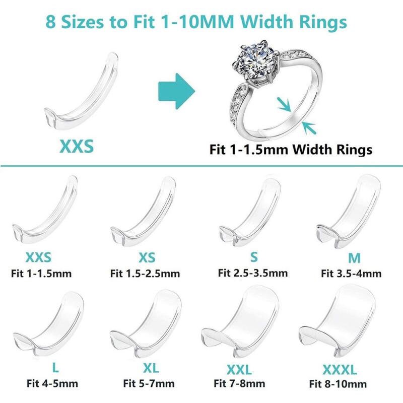 Invisible Silicone Ring Sizer Etsy Invisible Silicone Ring Sizer Etsy