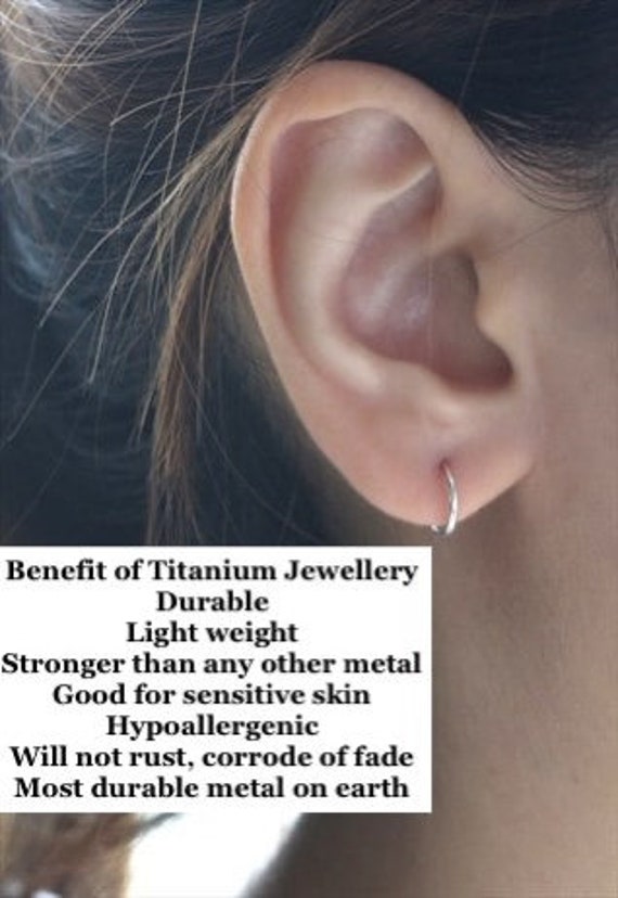 Titanium Earring Backs Nickel-free, Hypoallergenic Ear Nuts for Standard  Post Earrings, Lightweight, Small but Sturdy Made in USA 