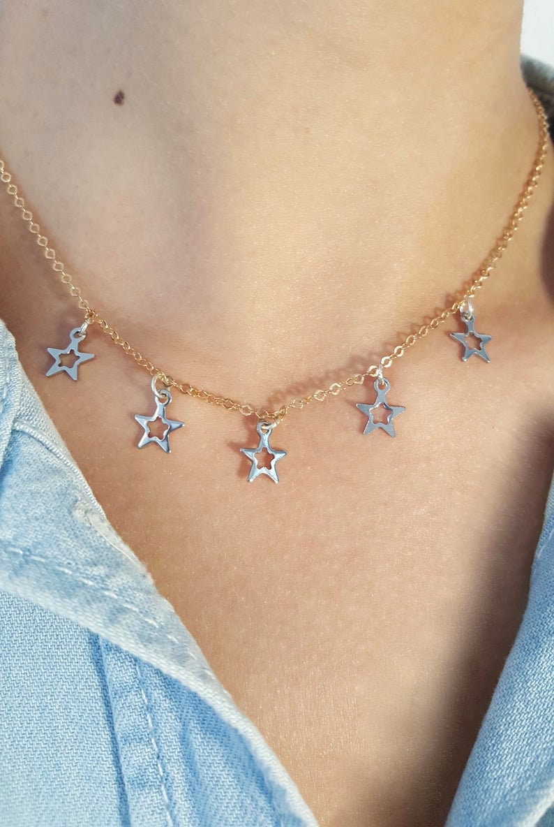 Delicate And Dainty Charm Necklaces Gifts For Her